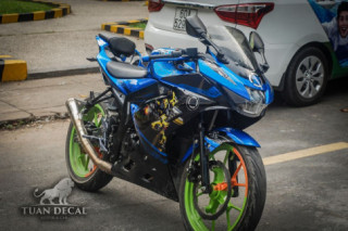 GSX-R150 độ cá tính với phong cách Bumblebee