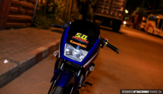 Kawasaki Kips 150 độ option đồ chơi hấp dẫn dưới màn đêm ma mị