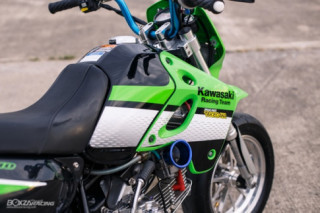 Kawasaki KSR 110 độ tuyệt đỉnh với dàn chân đẹp ma mị