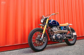 Kawasaki W650 độ phong cách Pháp cực sang trọng từ đội ngũ LYON