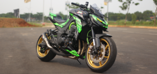 Kawasaki Z1000 sặc sỡ với phong cách Đại bàng xuống núi