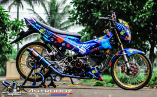 Raider 150 phiên bản xăng cơ lột xác với bản độ dấu vân tay