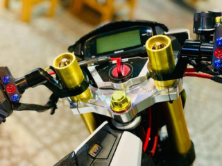 Satria 150 độ siêu khủng với dàn chân Upside down đẹp trên mức quy định