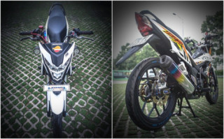 Sonic 150 độ chất ngất ngây với loạt đồ chơi của biker Tây Ninh