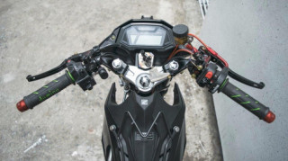 Sonic 150 độ - up áo full Black siêu ngầu của bé trai hyper underbone