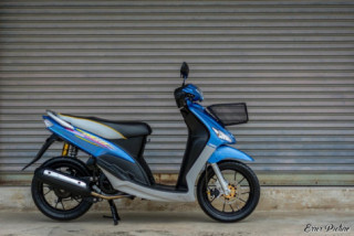 Yamaha Mio 110 được đánh thức bằng loạt phụ tùng lạ mà chất