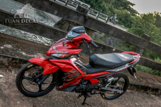 Exciter 135 độ hóa thành siêu phẩm với bộ áo Lc135