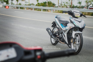 Exciter 150 độ mang nét đẹp lịch lãm của biker miền Tây
