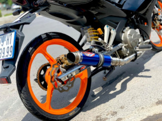Exciter 150 nâng cấp diện mạo bên ngoài với dàn chân 3 đao thần thánh