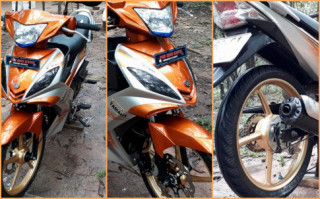 Exciter 2010 độ kiểng nhẹ nhàng đầy nổi bật của biker Đồng Nai