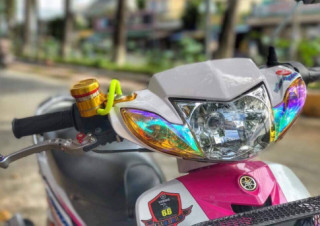 Sirius 110 độ đáng yêu với sắc hồng nổi bật của biker Đồng Tháp
