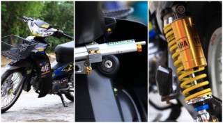 Sirius 110 độ kiểng nhẹ đầy trẻ trung của biker Tiền Giang