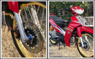 Chi tiết Sirius 110 độ ấn tượng của Biker trẻ Sài Gòn