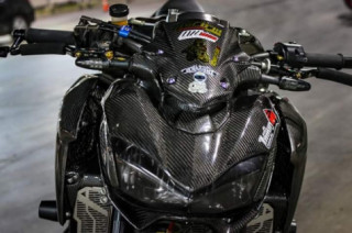 Kawasaki Z900 độ kịch tính trong diện mạo Full áo Carbon