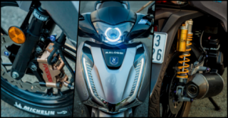 SH150i độ độc đáo với dàn trang bị kinh khủng