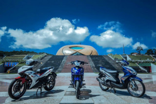 Bộ ba Yamaha dưới nắng chiều Đà Lạt