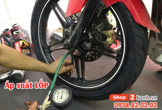 Bơm bánh xe sao cho chuẩn?