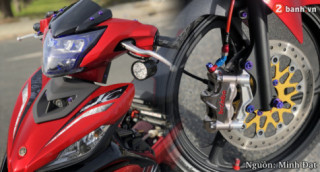 Exciter 135 độ chuẩn phong cách Malaysia cùng bộ phanh KHỦNG