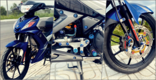 Exciter độ với dàn đồ hiệu đẳng cấp đến từ Châu Âu