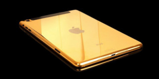 iPad Air và iPad mini Retina bằng vàng thật