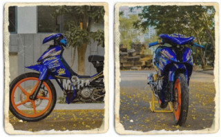 Ngắm Yamaha Jubiter độ cọp đầy mạnh mẽ