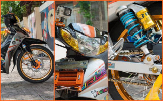 Sirius độ kiểng với nét đẹp lạnh lùng đầy nổi bật của biker Việt