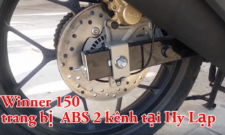 Winner 150 xuất hiện ở Hy Lạp được trang bị ABS 2 kênh