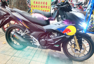 Winner X độ cùm Brembo Corsa Corta và càng bảo vệ tay thắng cực đỉnh