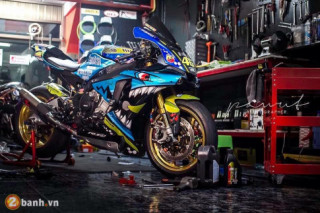 Yamaha R1M lột xác siêu độc trong phiên bản ‘ Cá Mập Biển Xanh ’