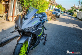 Yamaha R3 độ đầy ấn tượng bên bộ cánh Matte Gray