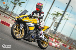 Yamaha R3 độ táo bạo nổi bật với bộ cánh sắc vàng tươi tắn