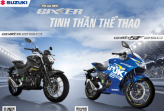 Suzuki Gixxer 250 và SF250 chính hãng tại Việt Nam đã có giá bán