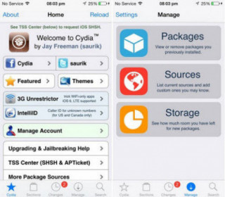 Ứng dụng Cydia cho iOS jailbreak có bản cập nhật