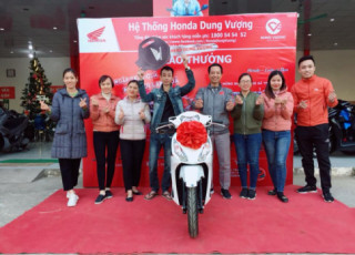 Gần 100.000 khách hàng trúng thưởng trong Chương Trình Tri Ân của Honda