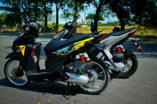 Honda Click 125i kiểng nhẹ phong cách thái lan với dàn chân hàng hiệu