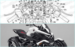Honda Neo Wing được hé lộ bảng thiết kế hệ thống trợ lực tay lái cao cấp