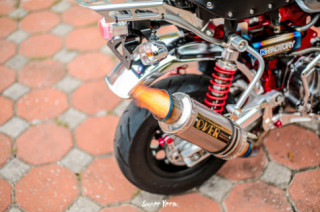 Monkey độ khiến Winner và Exciter khiếp sợ bởi cục máy DOHC Takegawa