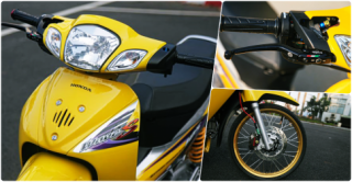 Wave 125 độ làm mờ mắt người xem bằng gam màu nổi bật