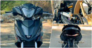 Winner đen nhám mang dàn chân làm điểm nhấn của cả xe