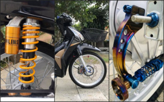 Future 125 Fi độ siêu ngầu với các món đồ chơi còn đắt hơn mua xe mới