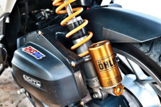 Honda Click 125i độ cực chất khoe dáng dưới biển