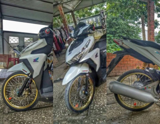 Honda Click độ sang chảnh với nhiều đồ vũ khí hạng nặng