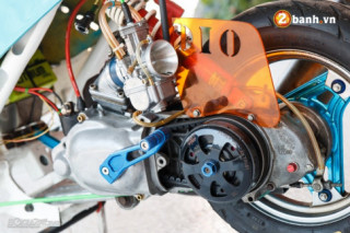 Honda Dio độ - bầu trời xanh rực rỡ mang sức mạnh của các vị thần
