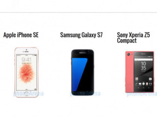 iPhone SE đọ sức với Galaxy S7 và Xperia Z5 Compact