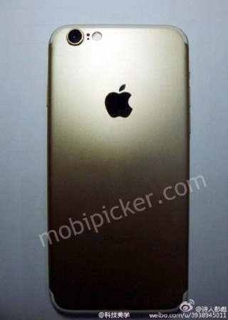 Lộ iPhone 7 bản gold, màn hình 4,7 inch