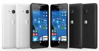 Lumia 550 có thể trang bị đèn flash cho camera trước