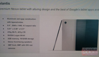 Máy tính bảng Nexus 9 sẽ do HTC sản xuất