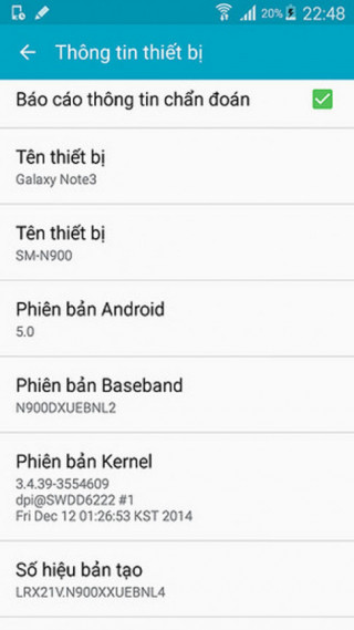 Rộ tin Galaxy Note 3 được nâng cấp Android 5.0 tại VN