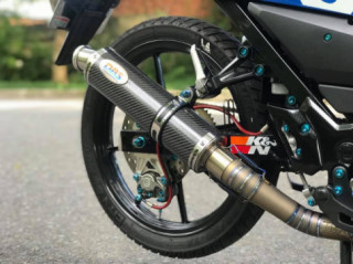 Satria 150 độ dàn chân mới toanh đến từ vùng biển Vũng Tàu