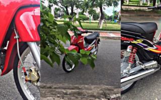 Wave 110s độ đầy cứng cáp của một Biker Đà Nẵng
